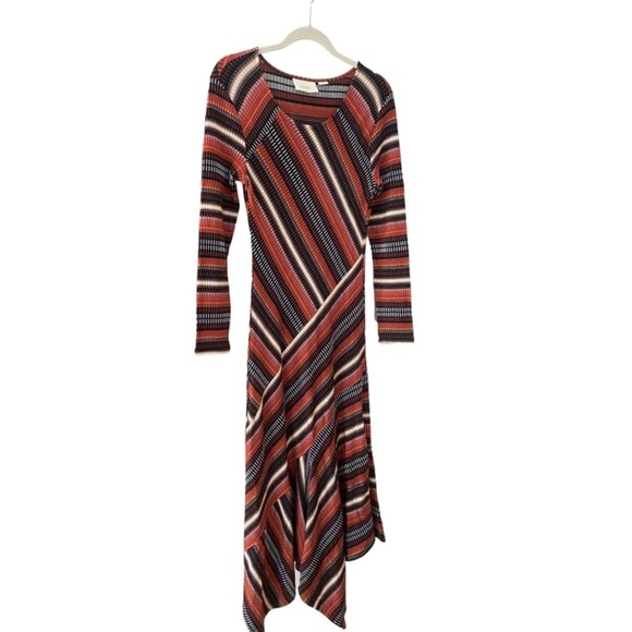 Maeve Anthropologie Parkside Handkerchief Stripe Midi Dress (17) - Picture 3 of 8
